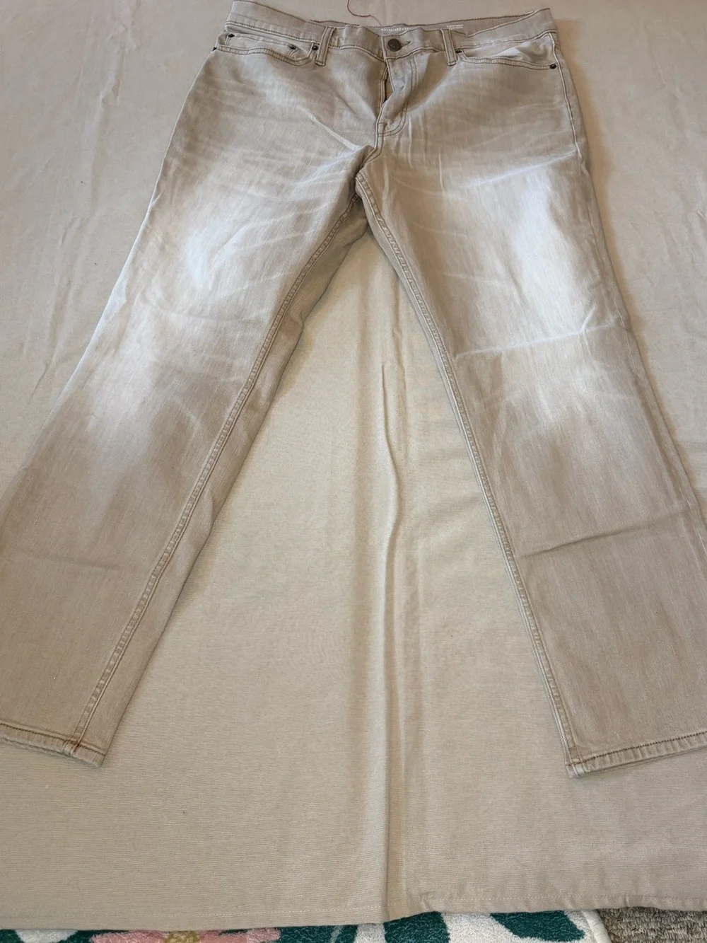 Goodfellow & Co Men's Straight Jeans in Light Beige